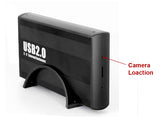 SD Card Self Recording Covert Spy Camera (Camera Hidden in External HD Case)