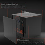 Spy Camera with WiFi Digital IP Signal, Recording & Remote Internet Access, Camera Hidden in a Digital Cube Clock with Night Vision by SCS Enterprises ®